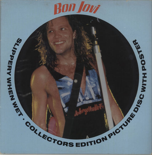 Bon Jovi Slippery When Wet UK Picture disc LP
