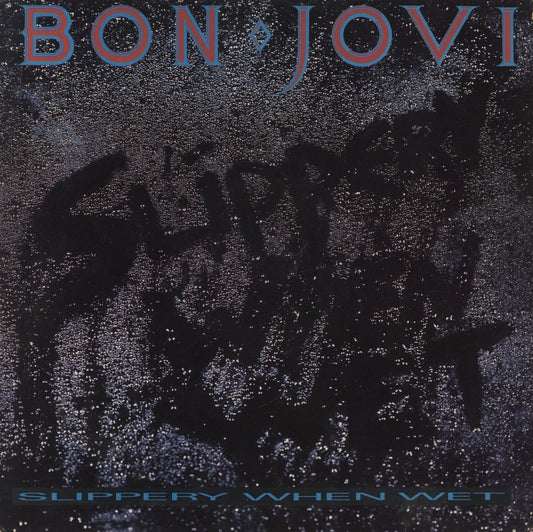Bon Jovi Slippery When Wet - VG UK Vinyl LP