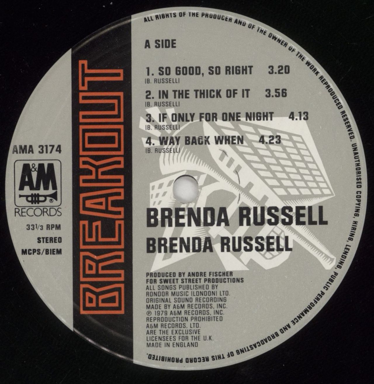 Brenda Russell Brenda Russell UK Vinyl LP