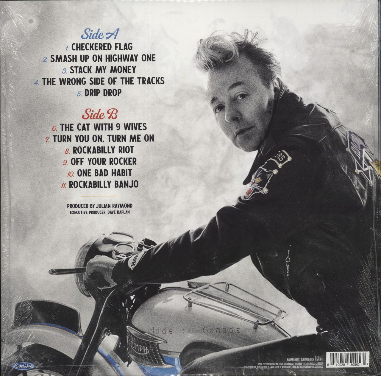 Brian Setzer Gotta Have The Rumble - Blue Vinyl - Sealed US Vinyl LP
