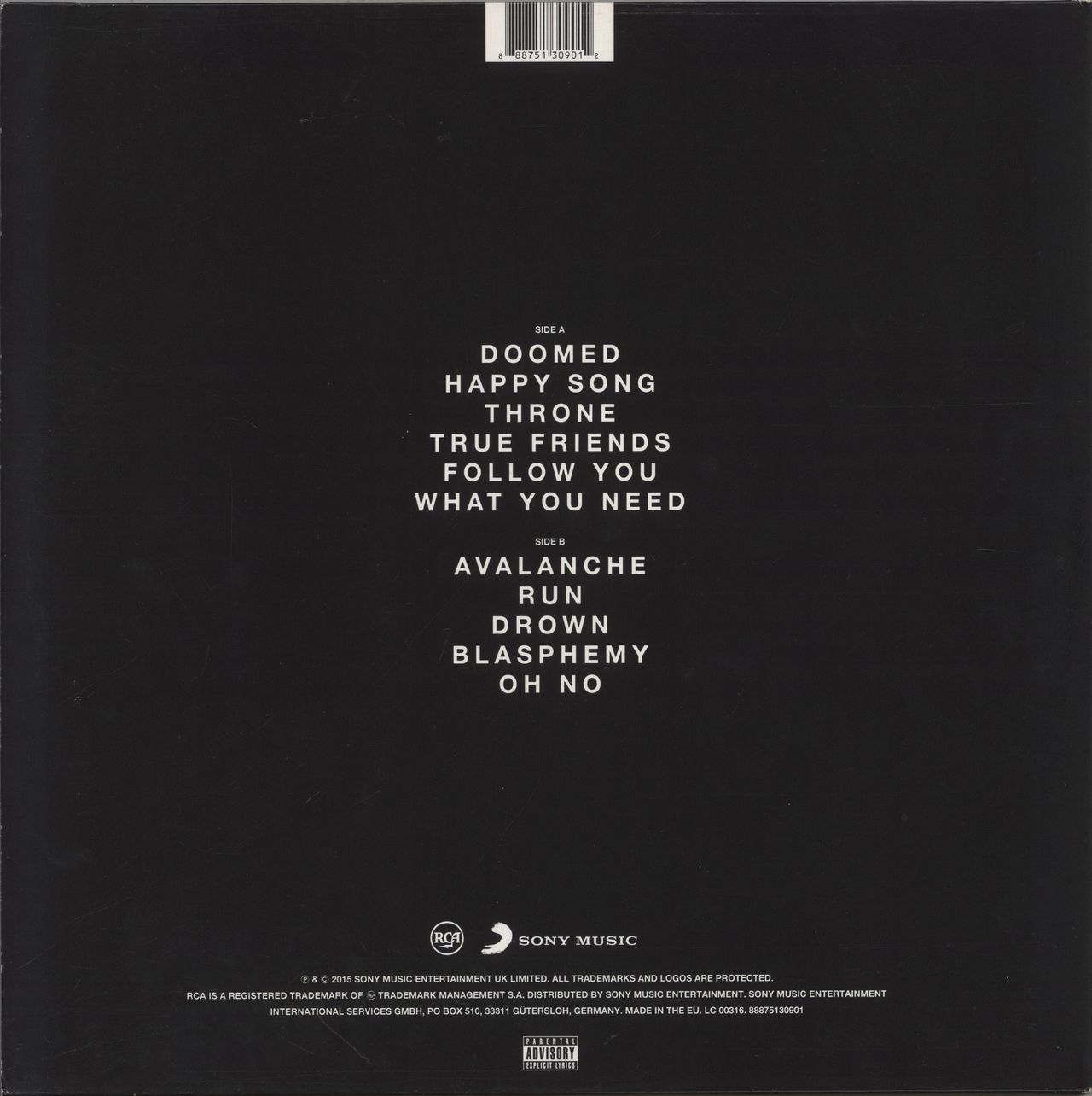 Bring Me The Horizon That's The Spirit UK Vinyl LP