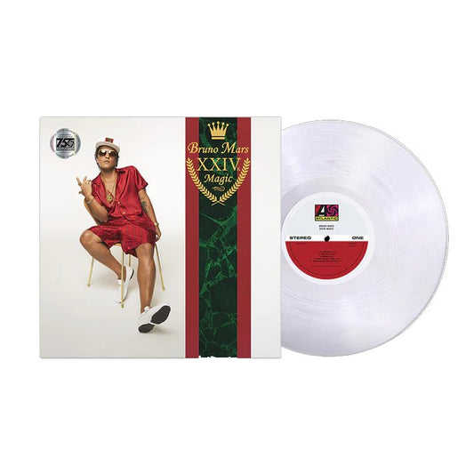 Bruno Mars - 24K Magic - Clear Vinyl LP Record