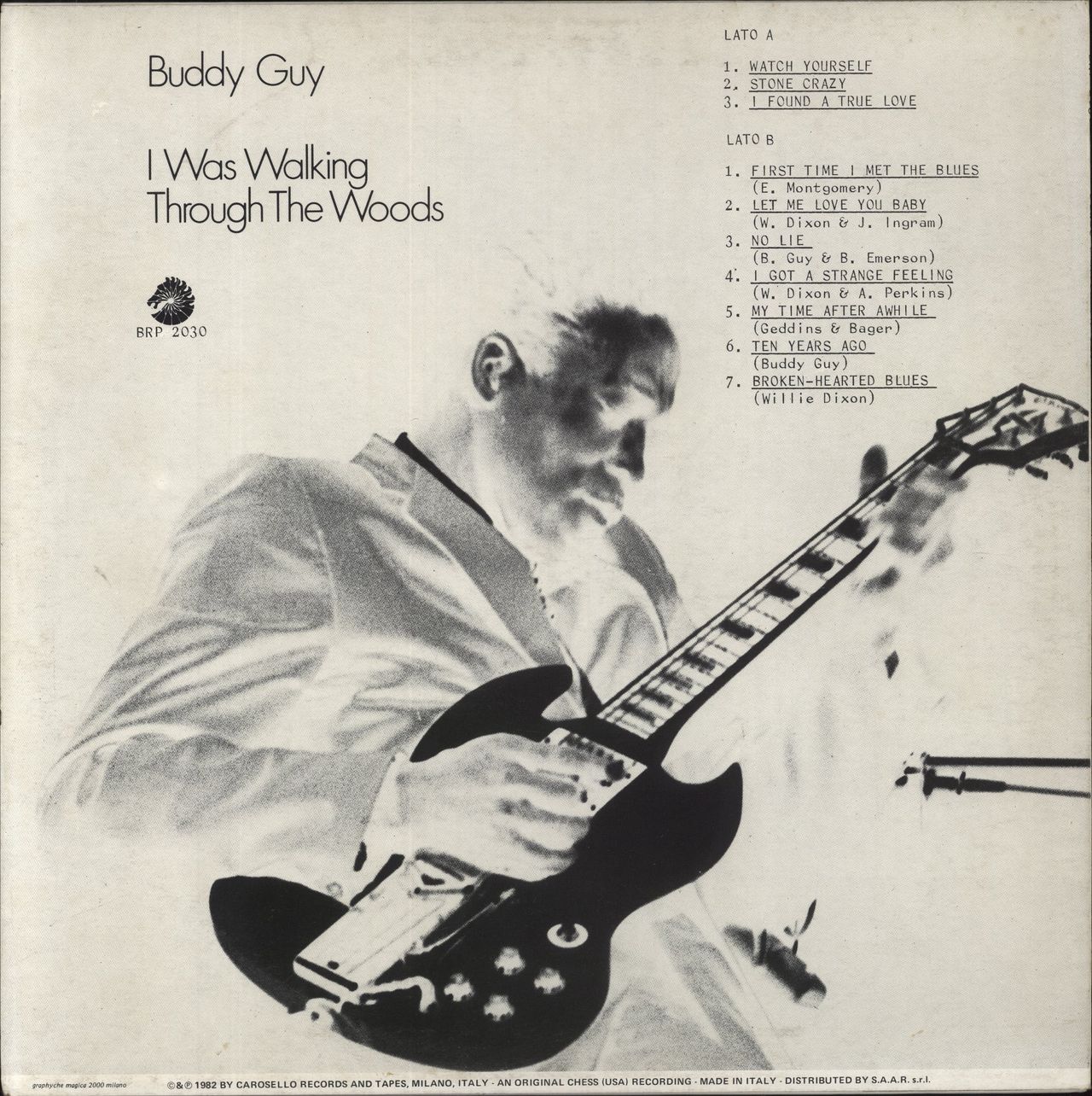 Buddy Guy I Was Walking Through The Woods - EX Italian Vinyl LP