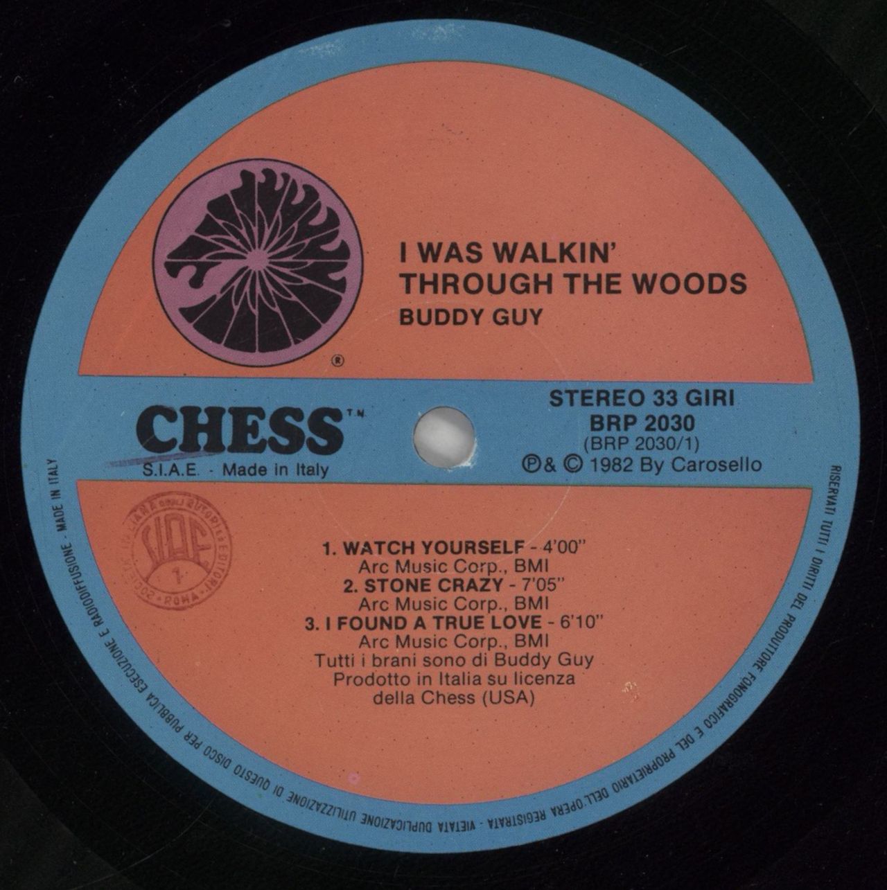 Buddy Guy I Was Walking Through The Woods - EX Italian Vinyl LP