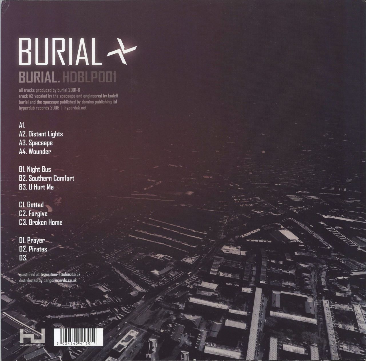 Burial Burial - VG UK 2-LP vinyl set