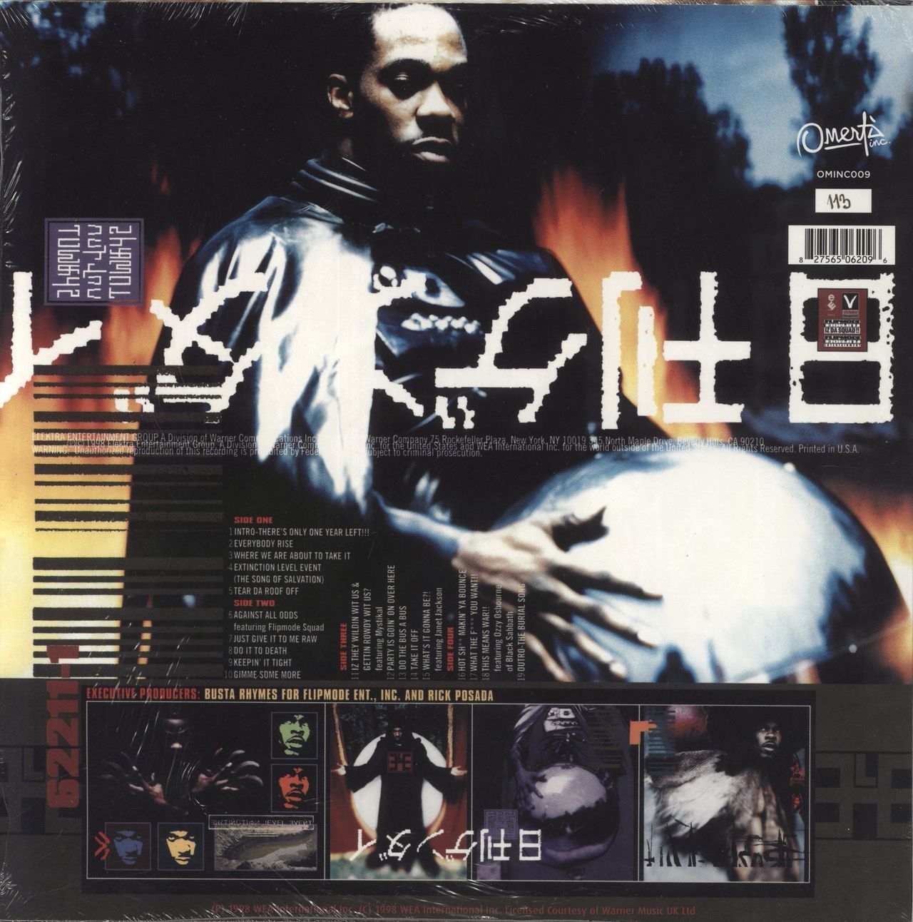 Busta Rhymes Extinction Level Event - The Final World Front - 180gm Orange & Purple Splatter Vinyl UK 2-LP vinyl set
