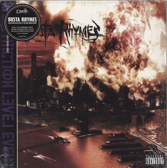 Busta Rhymes Extinction Level Event - The Final World Front - 180gm Orange & Purple Splatter Vinyl UK 2-LP vinyl set