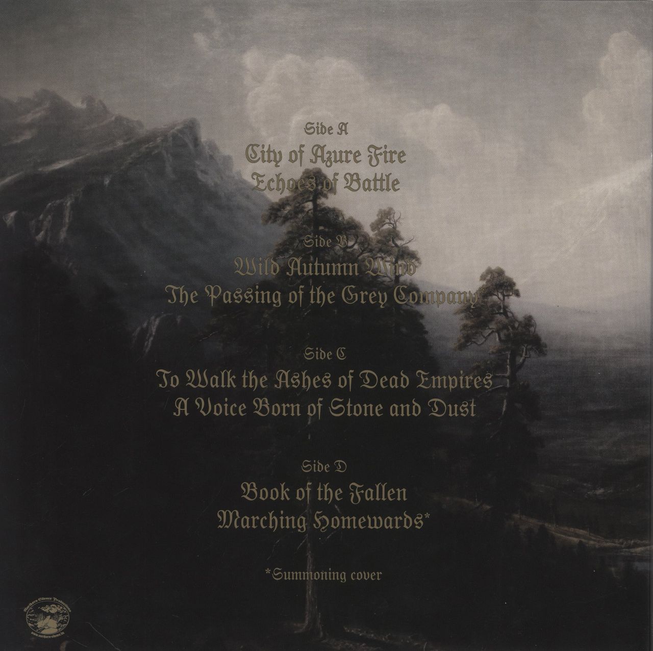 Caladan Brood Echoes Of Battle - Amber Vinyl US 2-LP vinyl set