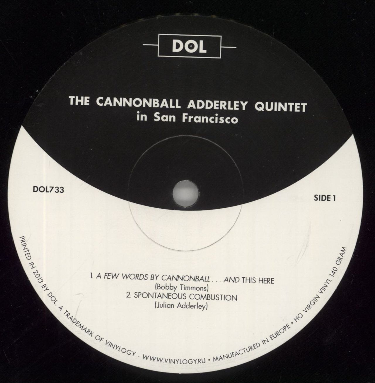 Cannonball Adderley The Cannonball Adderley Quintet In San Francisco UK Vinyl LP
