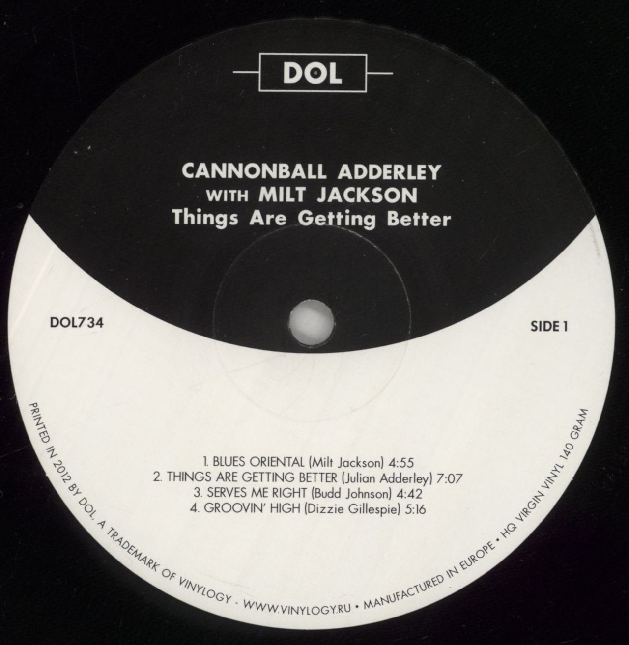 Cannonball Adderley Things Are Getting Better UK Vinyl LP