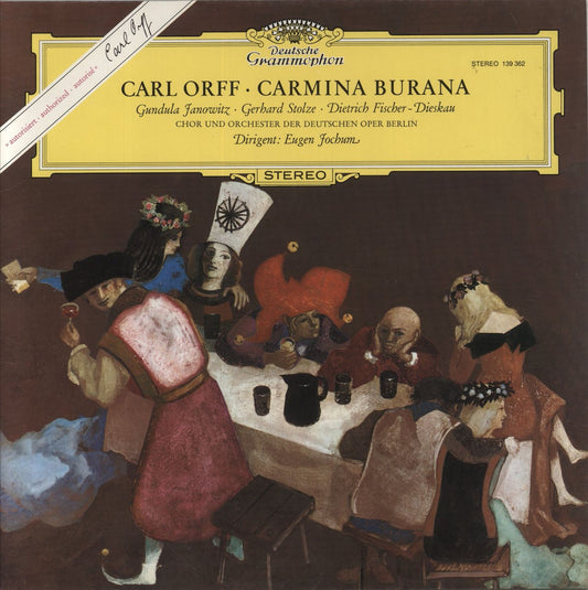 Carl Orff Carmina Burana German Vinyl LP