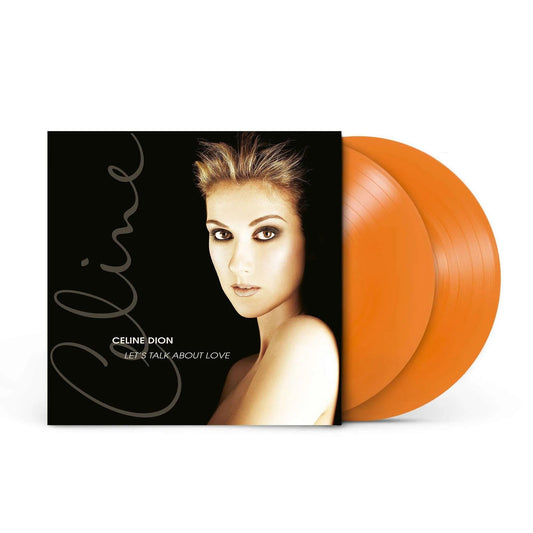 Celine Dion - Let's Talk About Love - Orange Vinyl LP Record