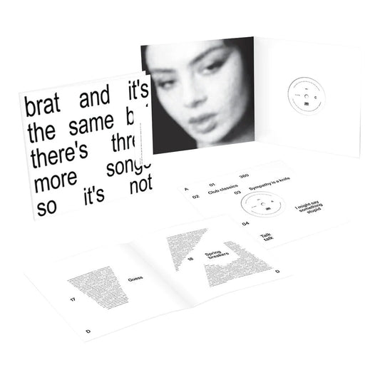 Charli XCX - Brat and it's the same but there's three more songs so it's not - White Vinyl LP Record