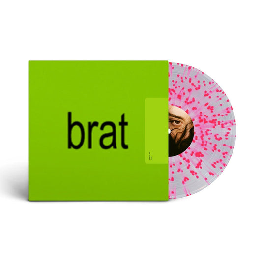 Charli XCX - Brat - Clear and Pink Vinyl LP Record