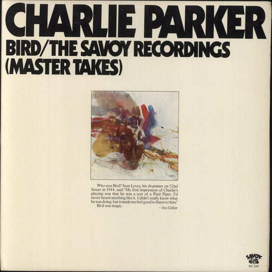 Charlie Parker Bird / The Savoy Recordings (Master Takes) - EX US 2-LP vinyl set