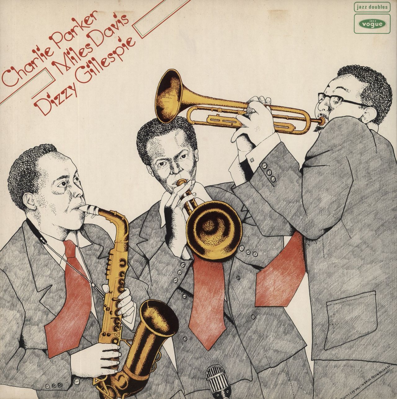 Charlie Parker Charlie Parker, Miles Davis, Dizzy Gillespie - White Label UK 2-LP vinyl set
