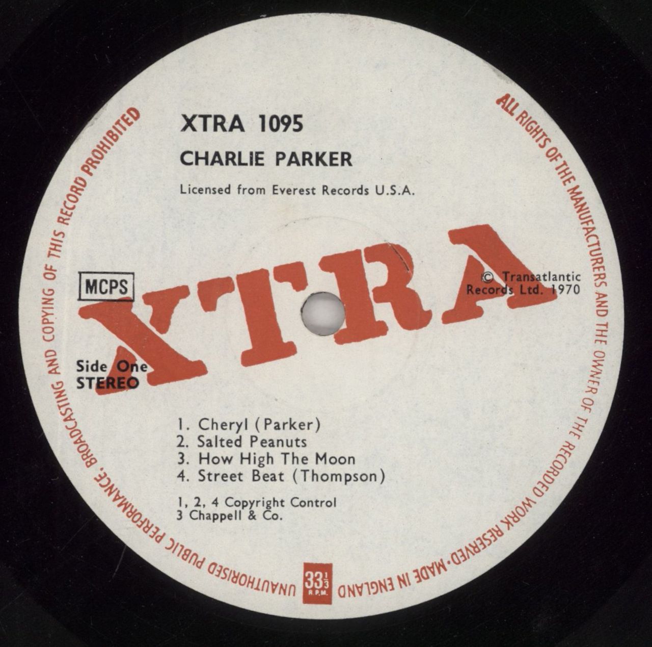 Charlie Parker Charlie Parker UK Vinyl LP