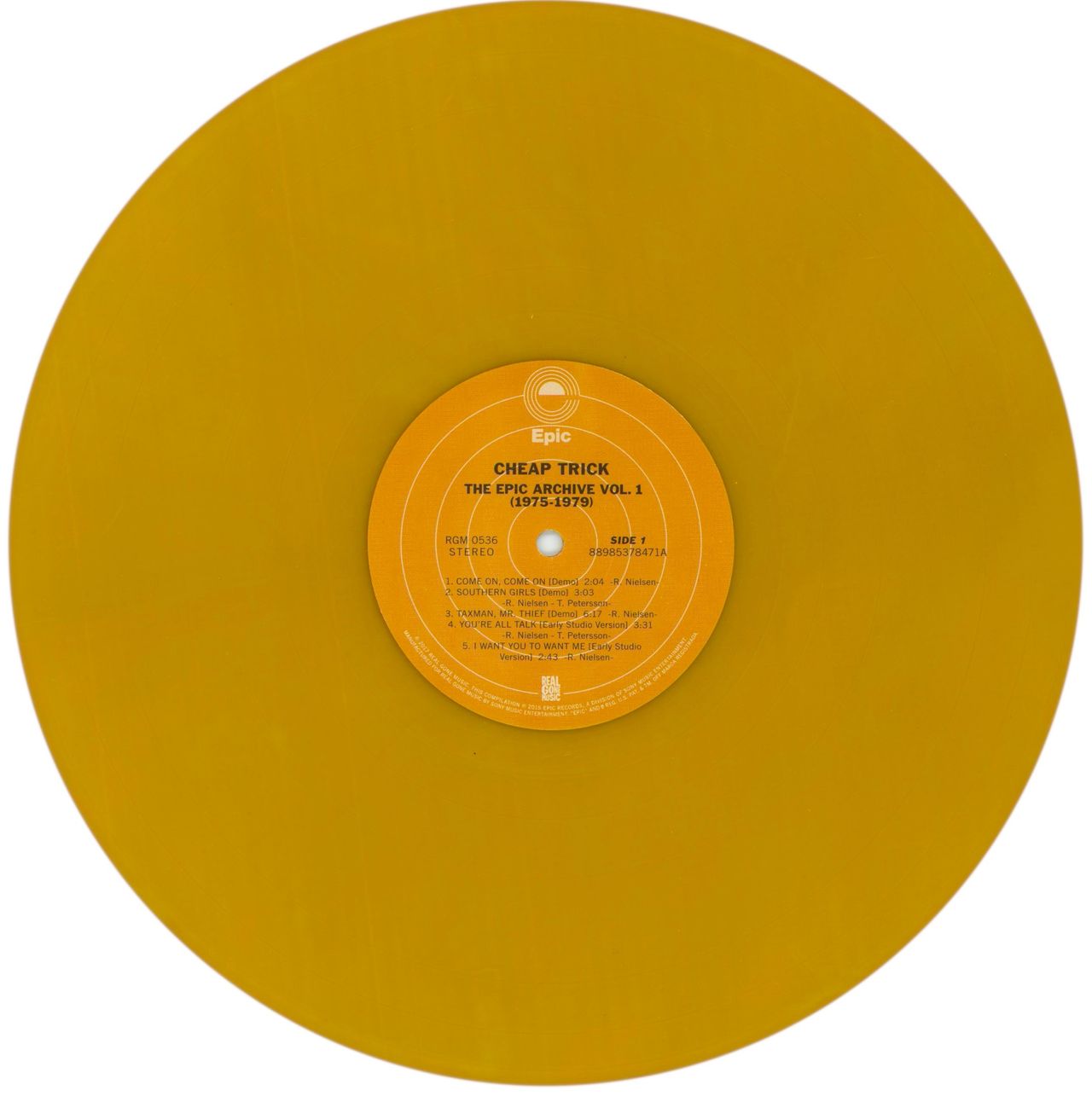 Cheap Trick The Epic Archive, Vol. 1 [1975-1979] - RSD17 - Yellow Vinyl - Shrink & Hype-sticker US 2-LP vinyl set