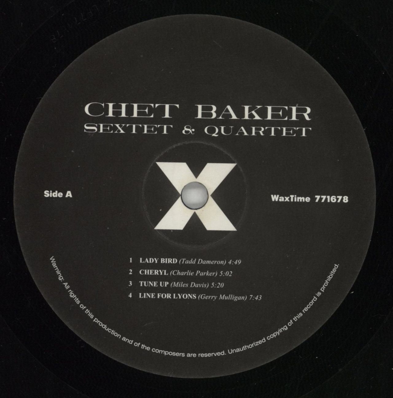 Chet Baker Sextet & Quartet - 180 Gram Vinyl UK Vinyl LP