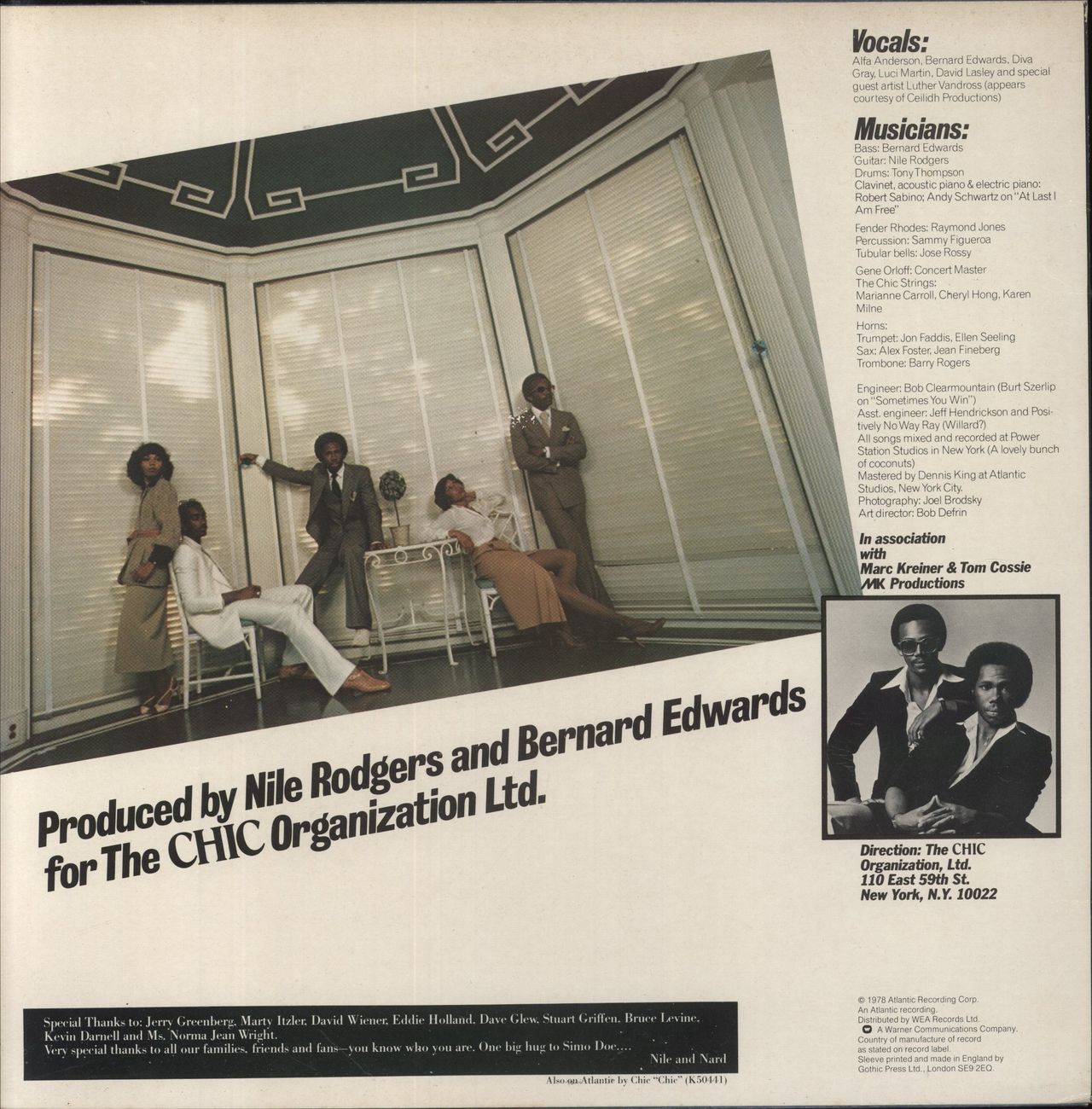 Chic C'est Chic - EX UK Vinyl LP