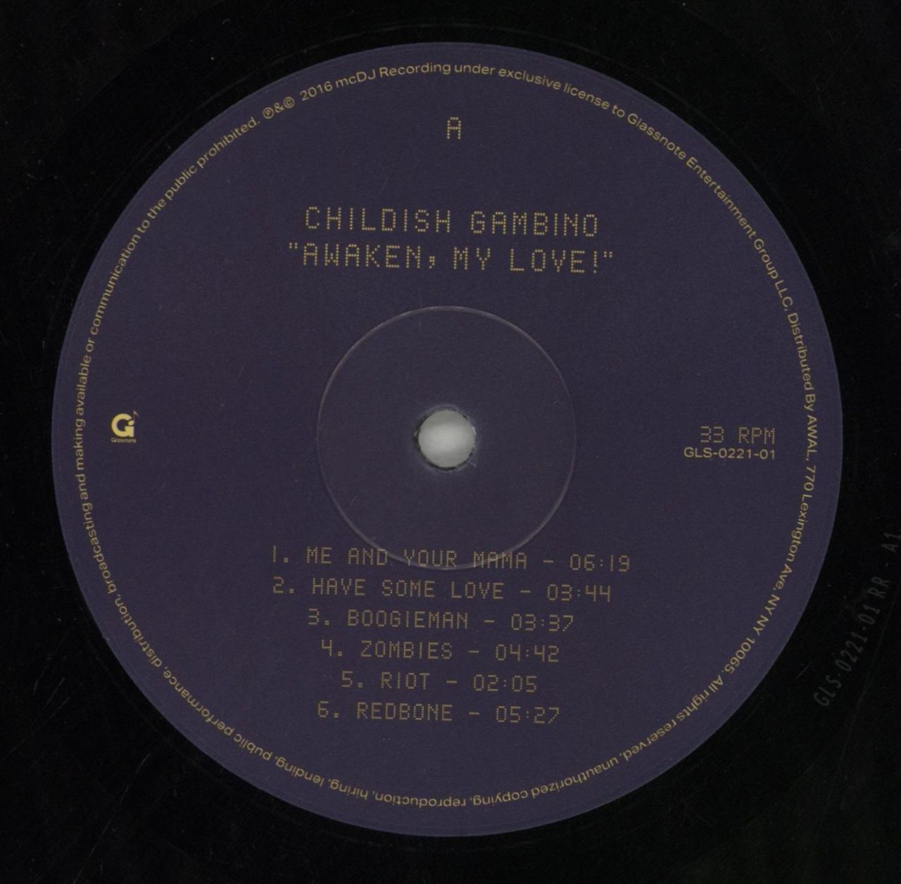 Childish Gambino Awaken My Love UK Vinyl LP