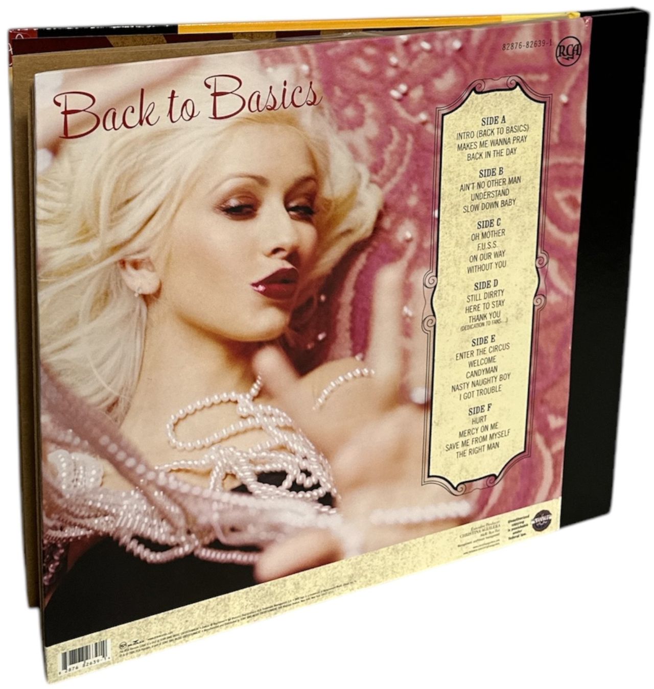 Christina Aguilera Back To Basics US 3-LP vinyl set