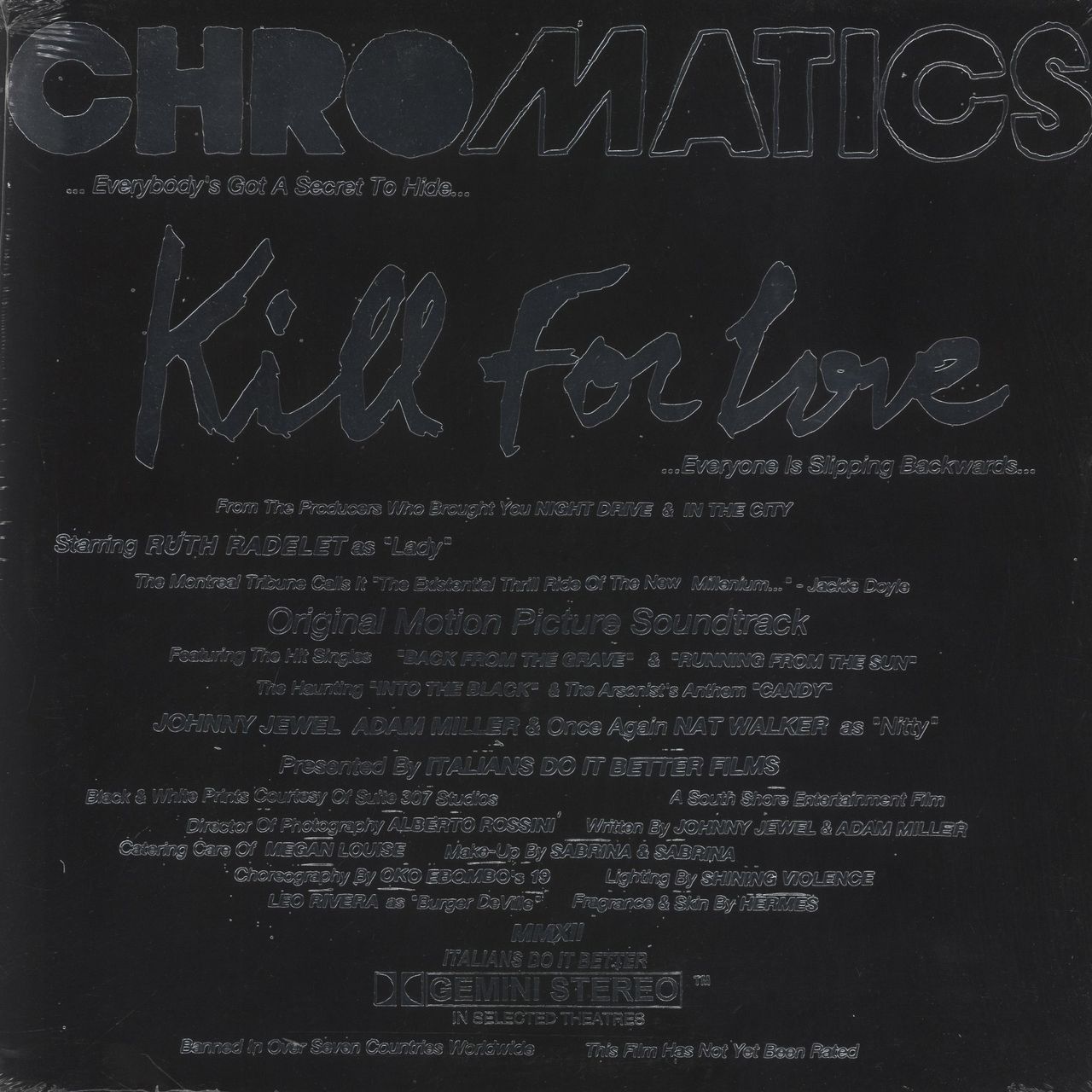 Chromatics Kill For Love - Ivory Vinyl - Sealed US 2-LP vinyl set