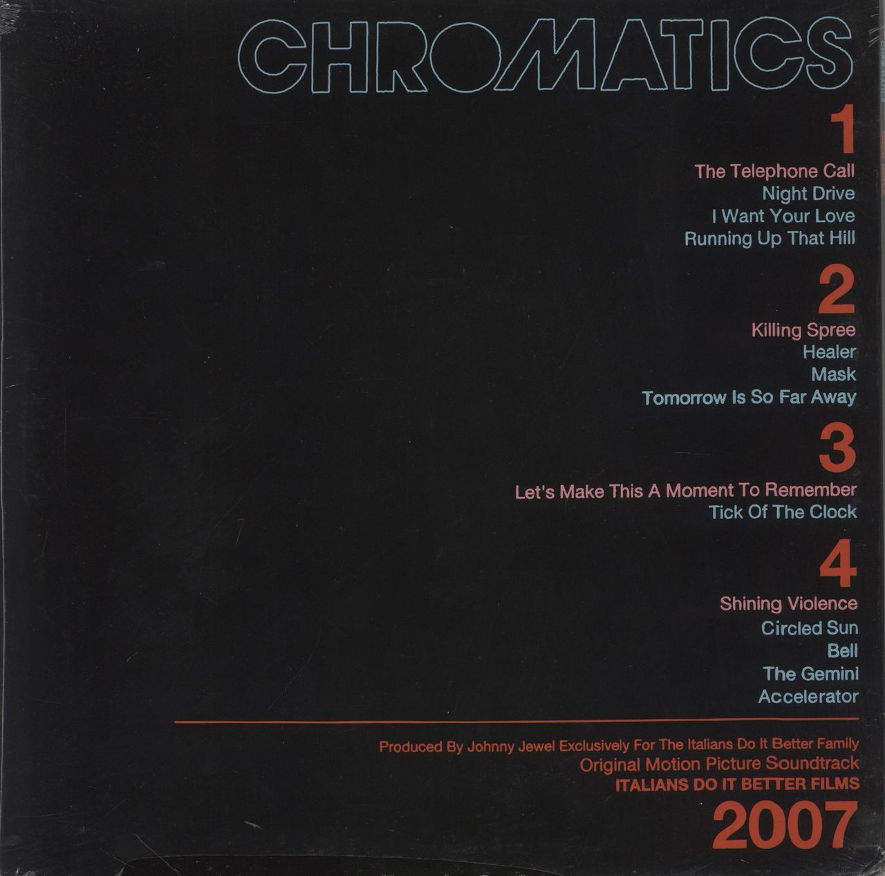 Chromatics Night Drive - White Vinyl - Sealed US 2-LP vinyl set