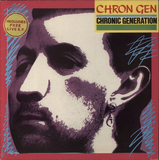 Chron Gen Chronic Generation + Free Live EP 7" + Hype-sticker UK Vinyl LP