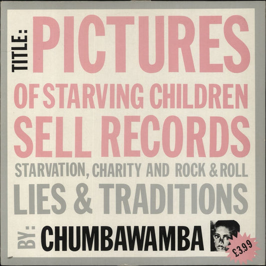 Chumbawamba Starvation, Charity And Rock & Roll UK Vinyl LP