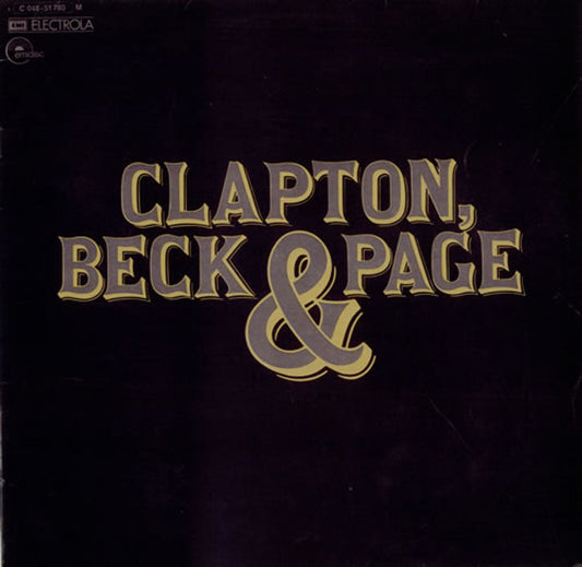 Clapton, Beck & Page Clapton Beck & Page German Vinyl LP