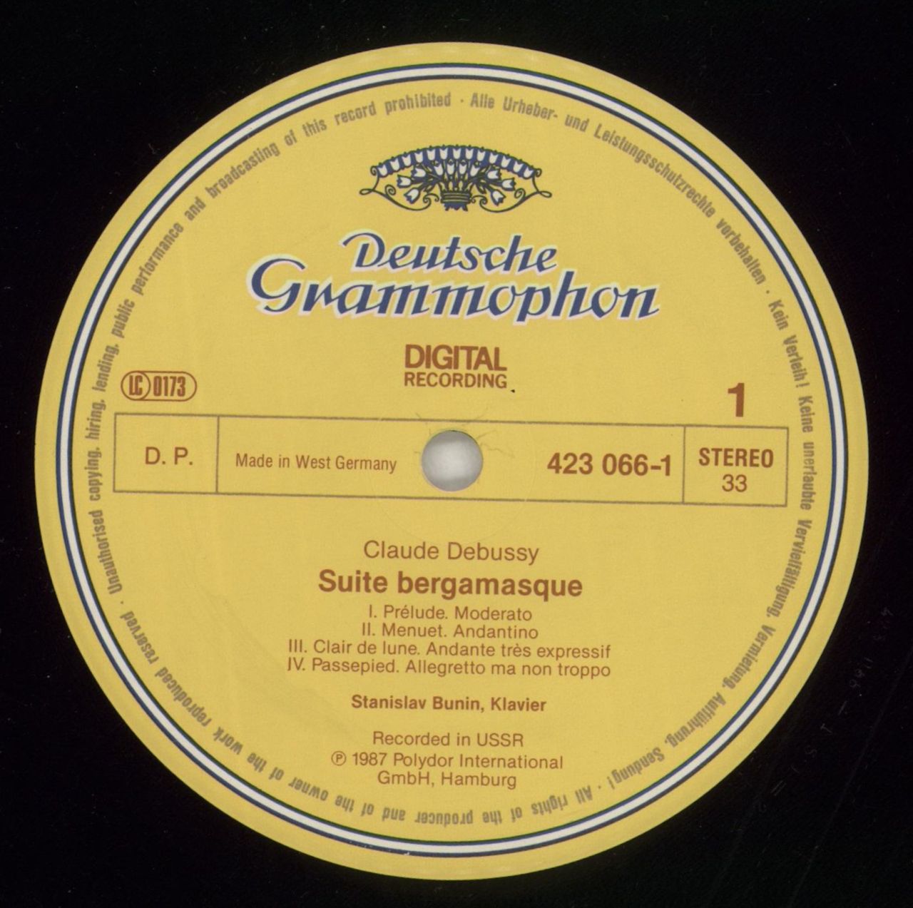 Claude Debussy Debussy: Suite Bergamasque / Pour Le Piano / Estampes German Vinyl LP