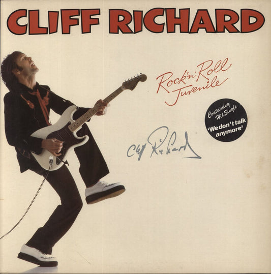 Cliff Richard Rock 'N' Roll Juvenile - Autographed UK Vinyl LP