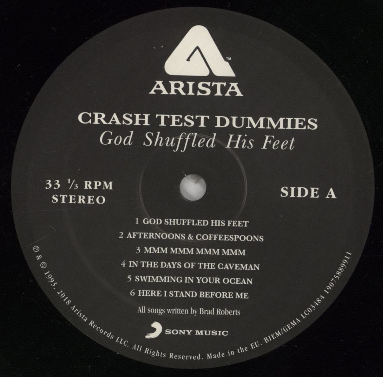 Crash Test Dummies God Shuffled His Feet - 180gm - EX UK Vinyl LP