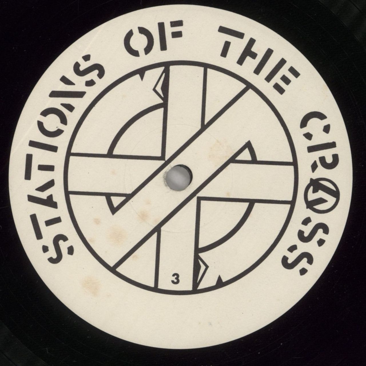 Crass Stations Of The Crass - 1st - £3.00 - VG UK 2-LP vinyl set