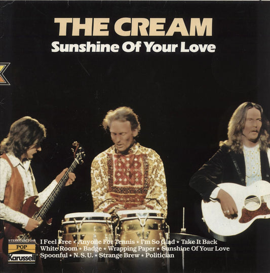Cream Sunshine Of Your Love German Vinyl LP