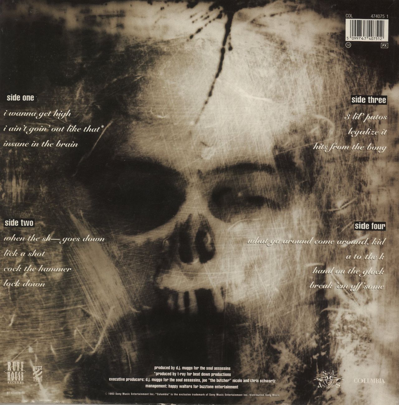 Cypress Hill Black Sunday - EX Dutch 2-LP vinyl set