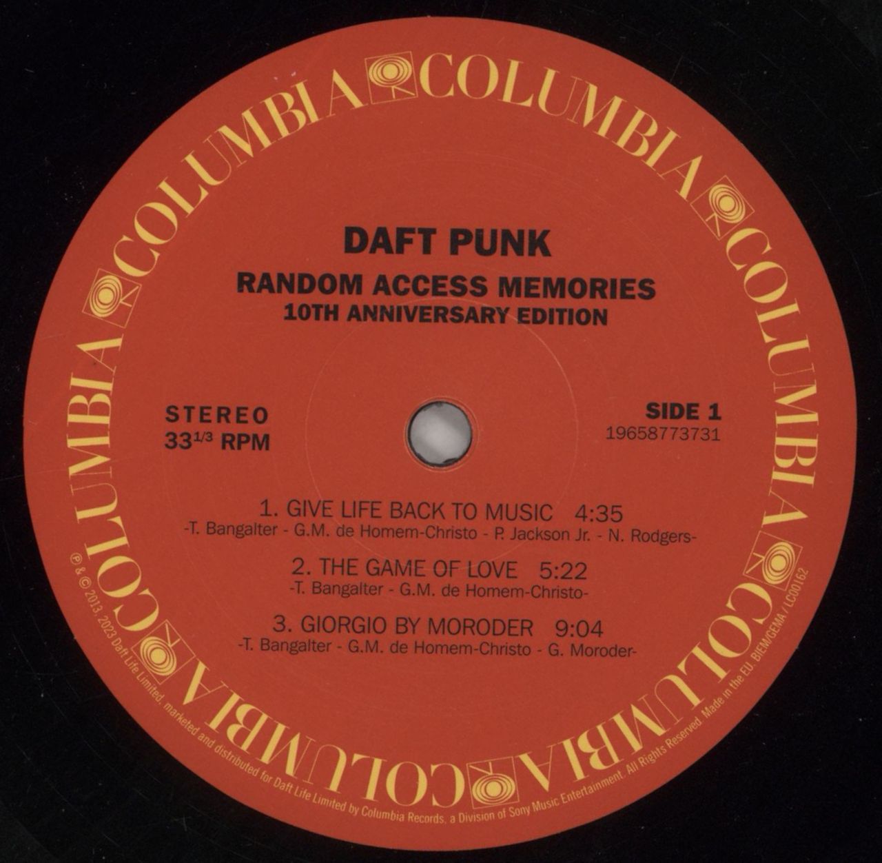 Daft Punk Random Access Memories - 10th Anniversary Edition UK 3-LP vinyl set