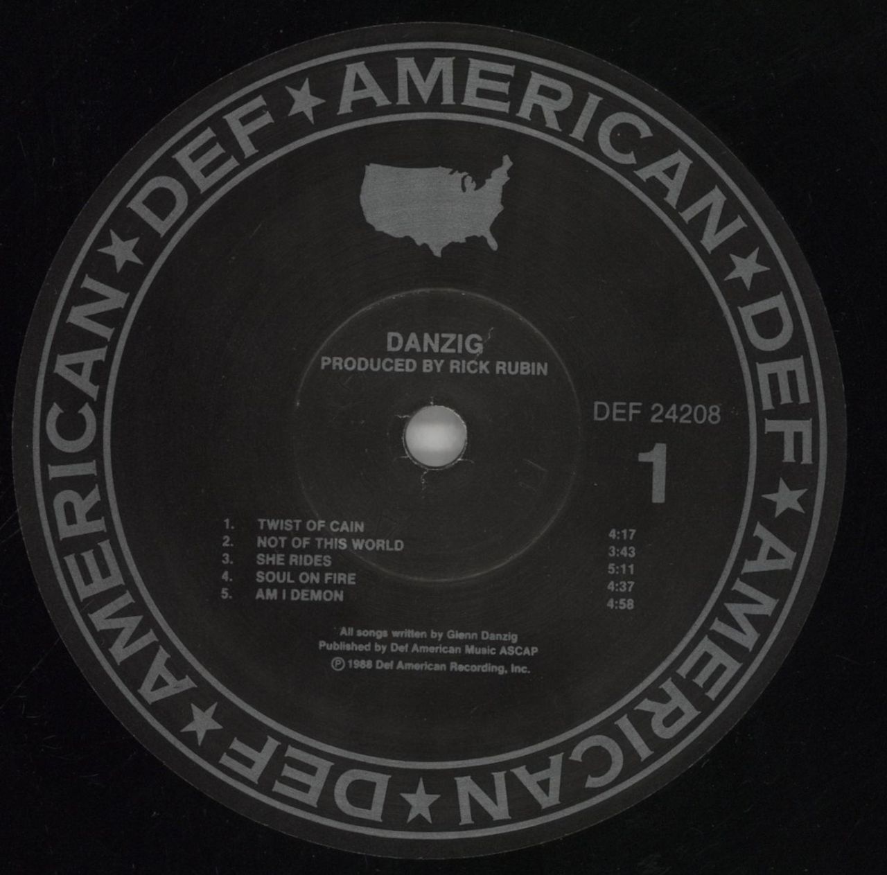 Danzig Danzig - Sticker & Shrink US Vinyl LP