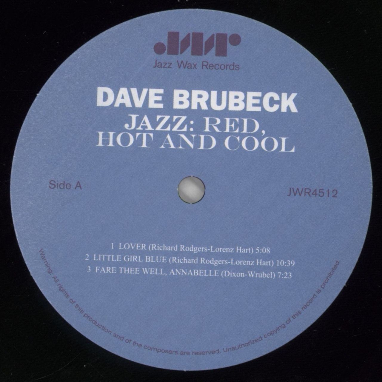 Dave Brubeck Jazz: Red Hot And Cool Spanish Vinyl LP