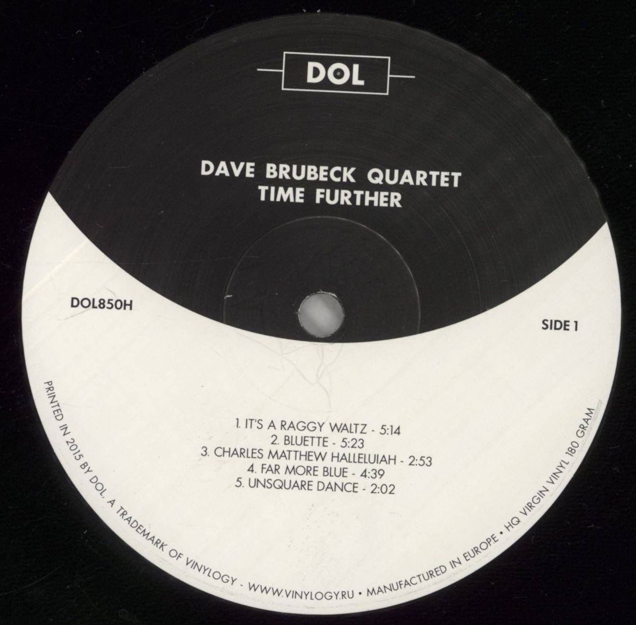 Dave Brubeck Time Further Out - 180gm Vinyl - Shrink UK Vinyl LP