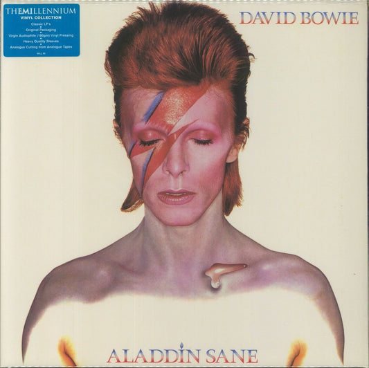 David Bowie Aladdin Sane - 180gm - Stickered PVC UK Vinyl LP
