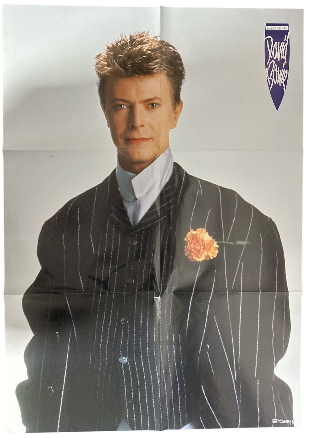 David Bowie Tonight + Poster Japanese Vinyl LP
