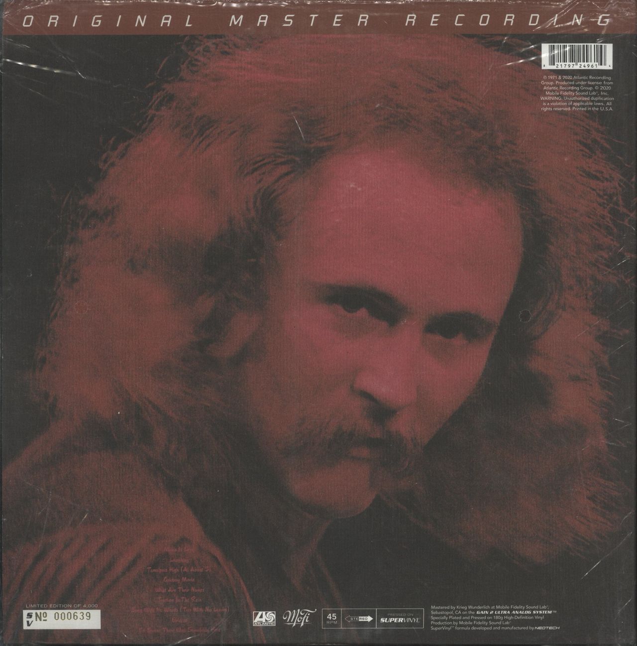 David Crosby If I Could Only Remember My Name - Super Vinyl - Sealed & Hype-Sticker US 2-LP vinyl set