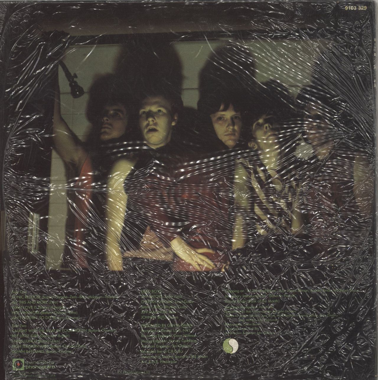 Dead Boys Young, Loud And Snotty UK Vinyl LP