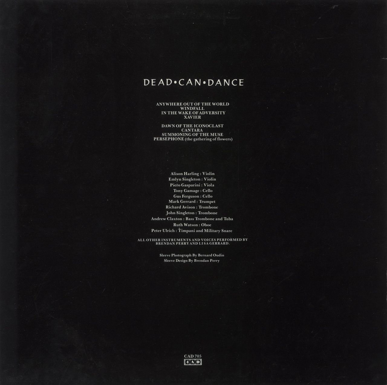Dead Can Dance Within The Realm Of The Dying Sun UK Vinyl LP