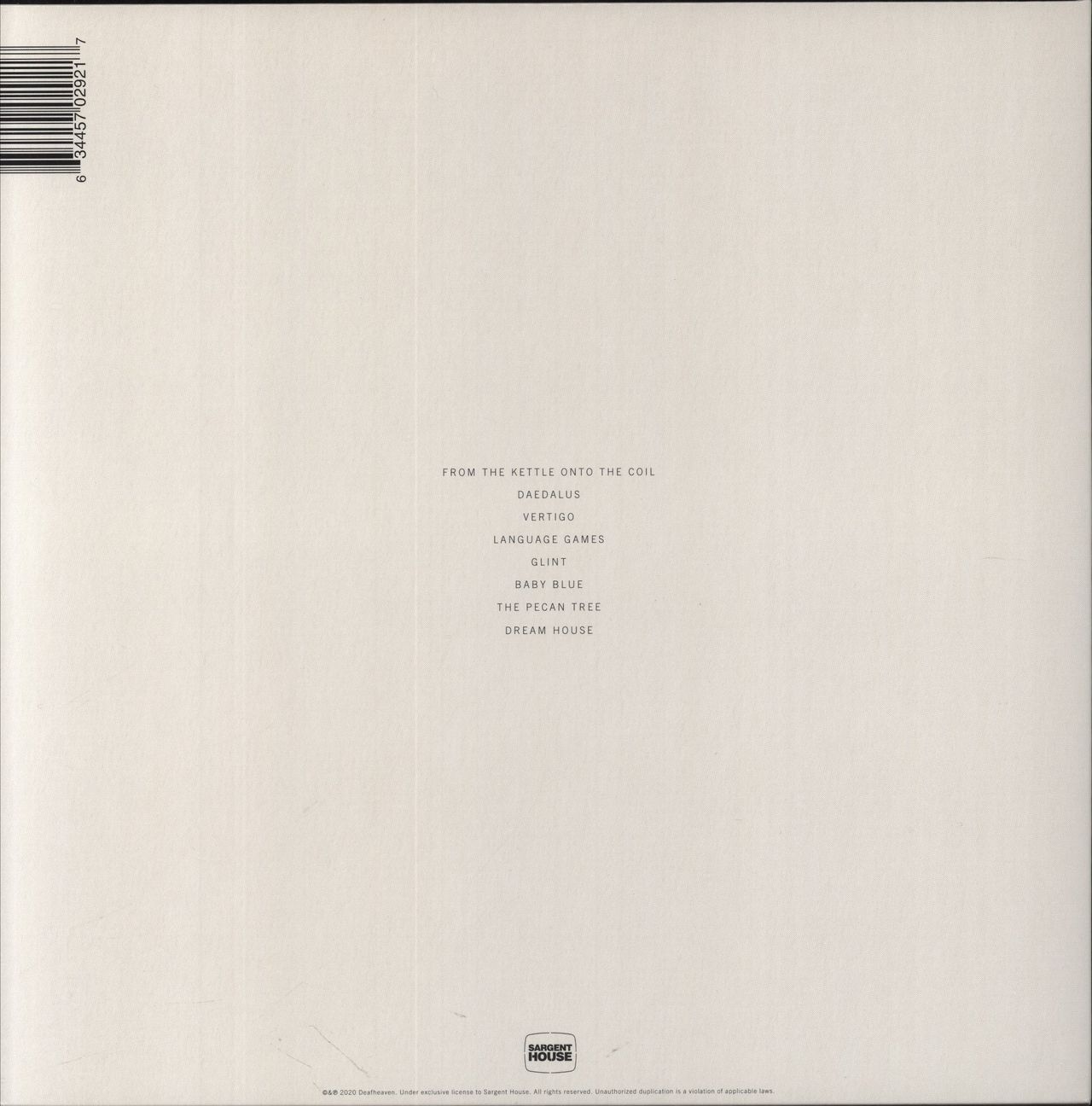Deafheaven 10 Years Gone US 2-LP vinyl set