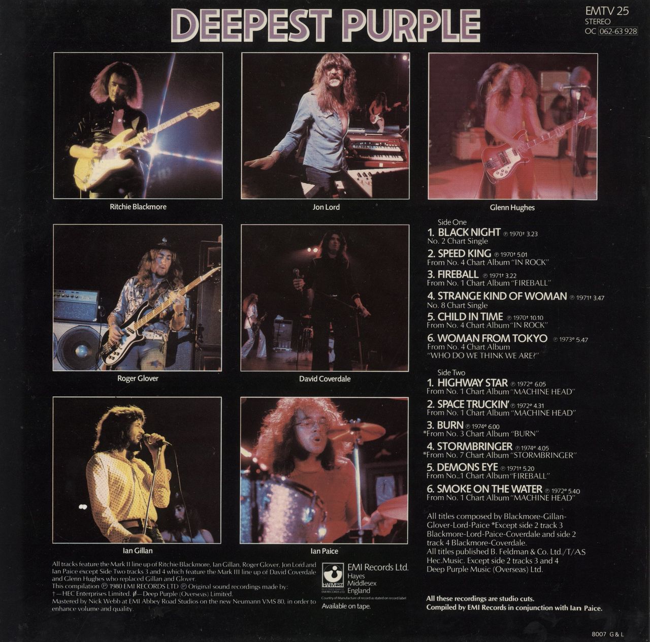 Deep Purple Deepest Purple UK Vinyl LP