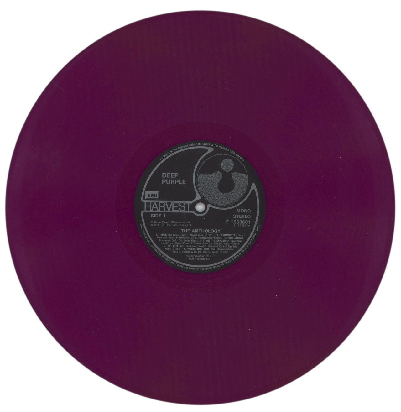 Deep Purple The Anthology - Purple Vinyl - EX - Hype Sticker UK 2-LP vinyl set