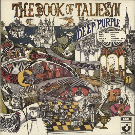 Deep Purple The Book Of Taliesyn - 7th UK Vinyl LP